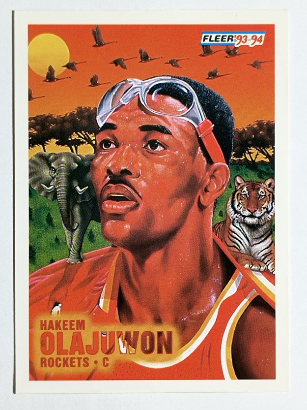 1993-94 Fleer #235 Hakeem Olajuwon PV