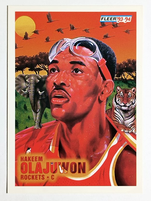 1993-94 Fleer #235 Hakeem Olajuwon PV