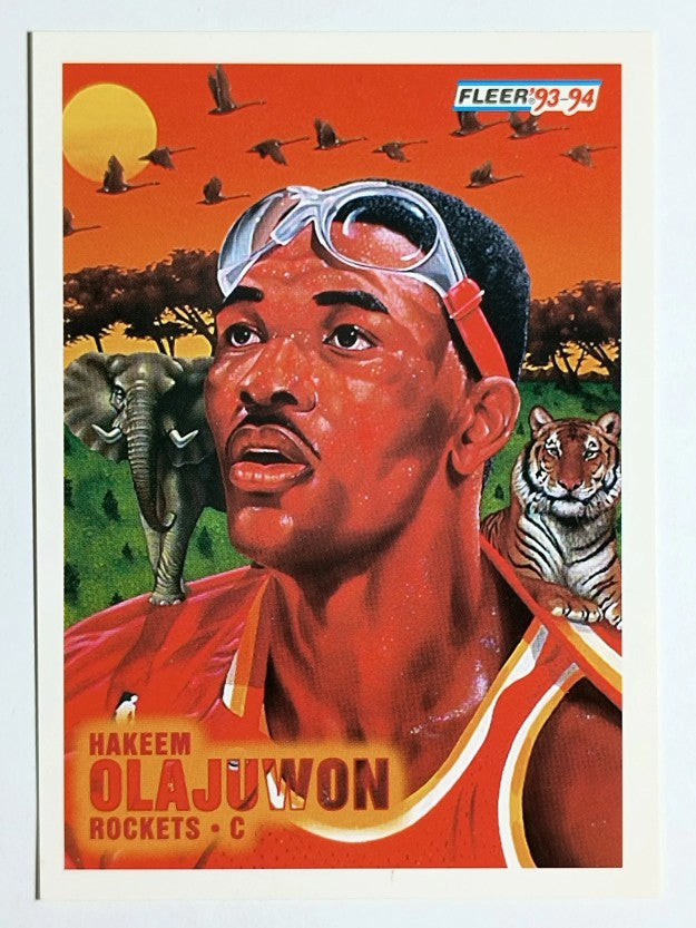 1993-94 Fleer #235 Hakeem Olajuwon PV