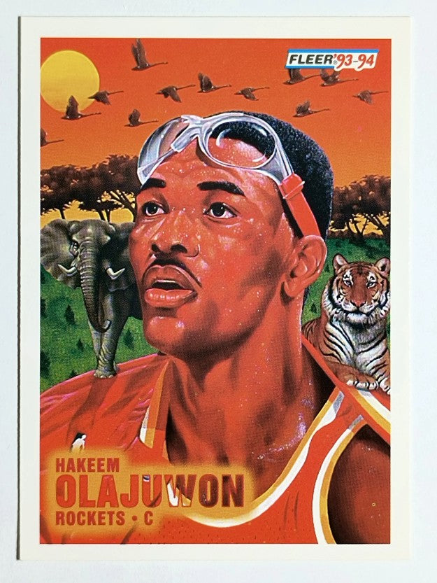 1993-94 Fleer #235 Hakeem Olajuwon PV