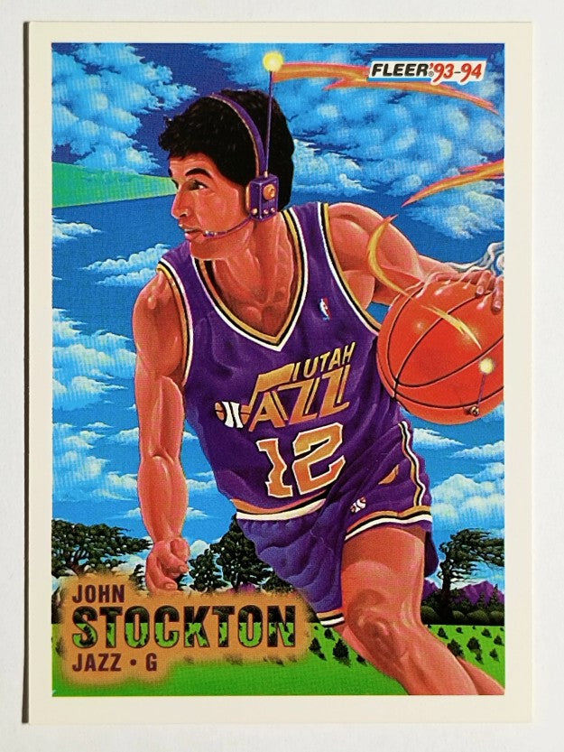 1993-94 Fleer #236 John Stockton PV
