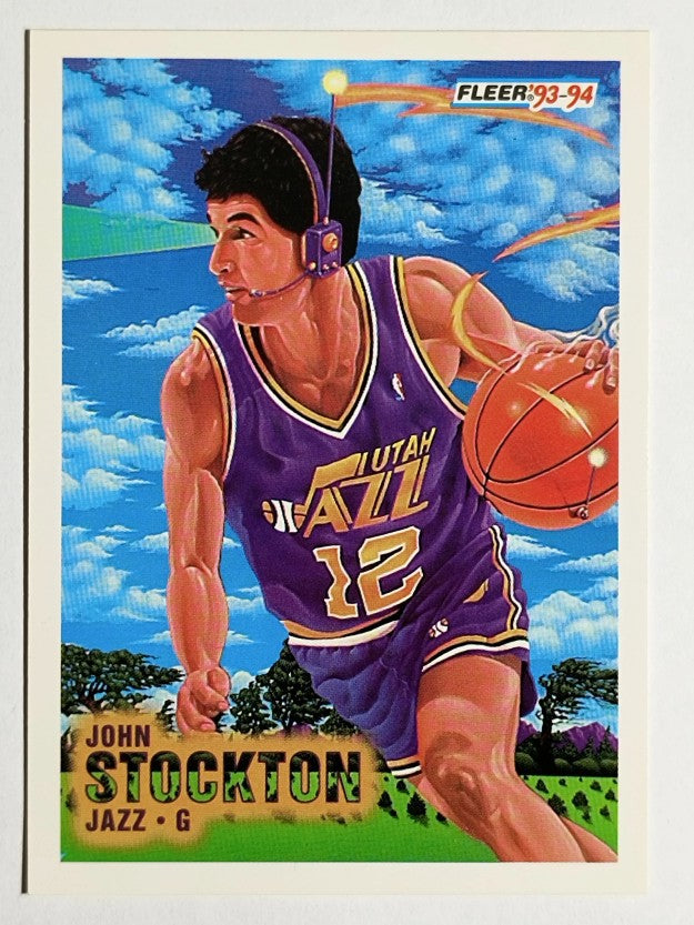 1993-94 Fleer #236 John Stockton PV