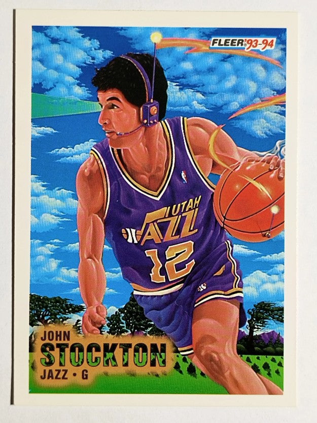 1993-94 Fleer #236 John Stockton PV