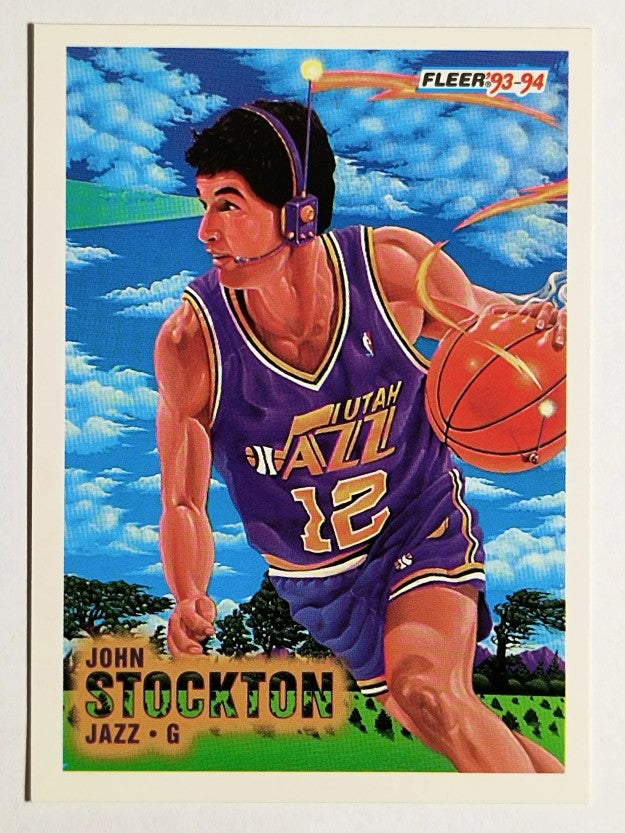 1993-94 Fleer #236 John Stockton PV