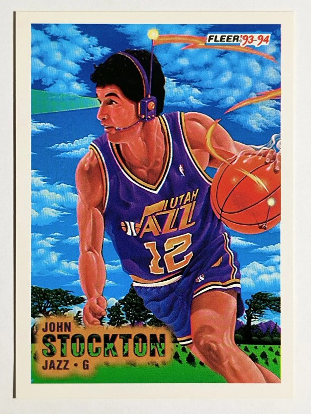 1993-94 Fleer #236 John Stockton PV