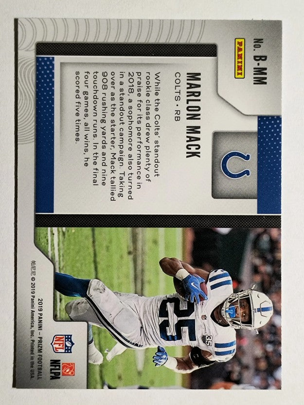 2019 Panini Prizm Brilliance #12 Marlon Mack