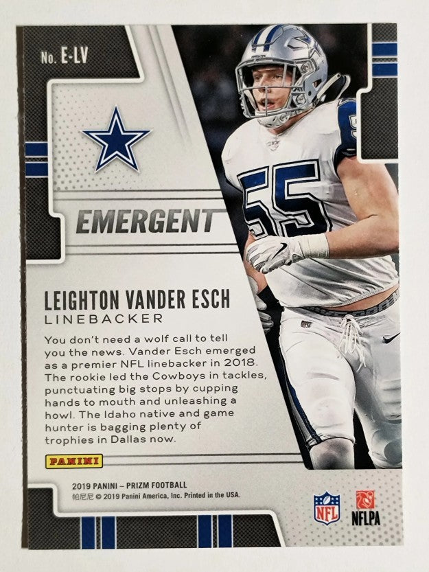 2019 Panini Prizm Emergent #19 Leighton Vander Esch