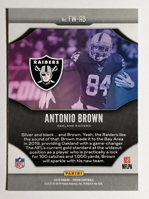 2019 Panini Prizm Fireworks #9 Antonio Brown