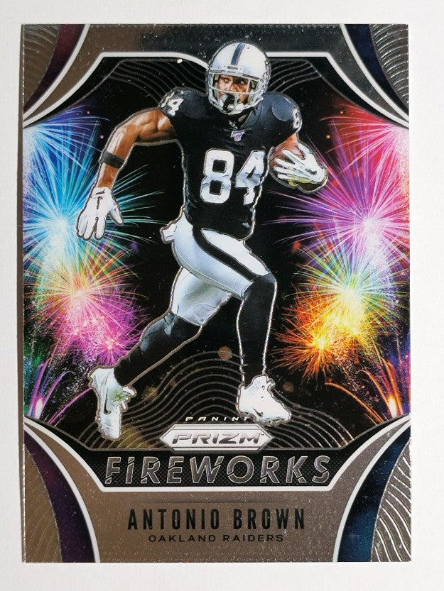 2019 Panini Prizm Fireworks #9 Antonio Brown