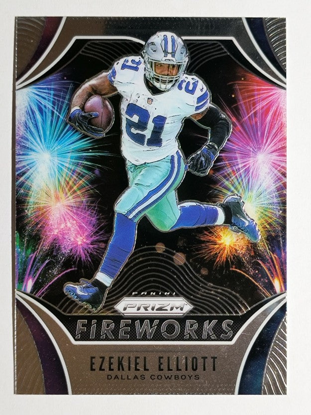 2019 Panini Prizm Fireworks #16 Ezekiel Elliott