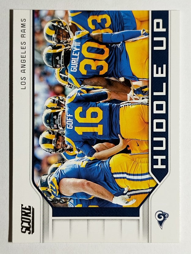 2019 Score Huddle Up #6 Los Angeles Rams