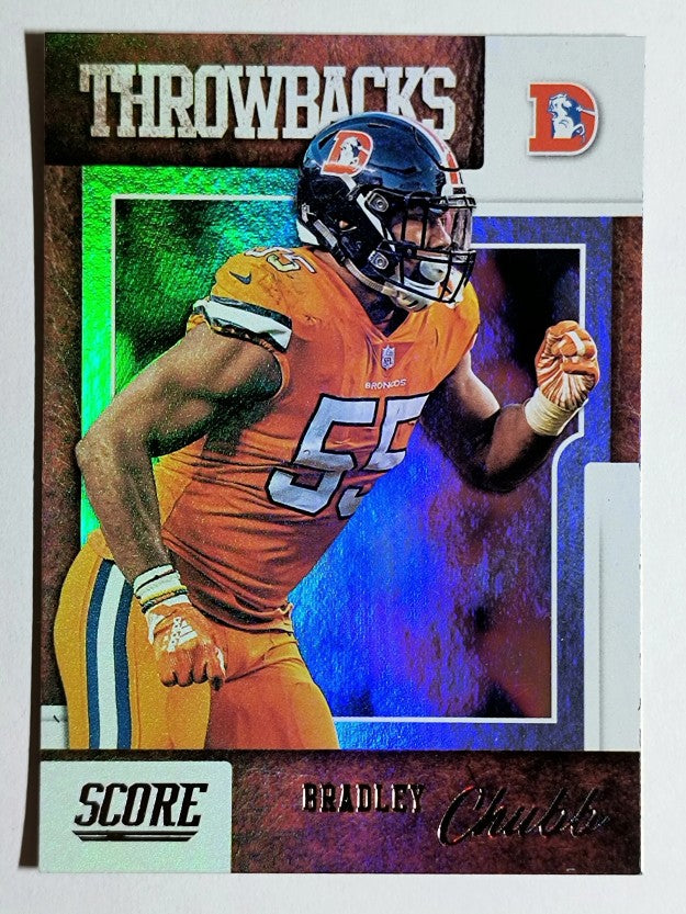 2019 Score Throwbacks #17 Bradley Chubb