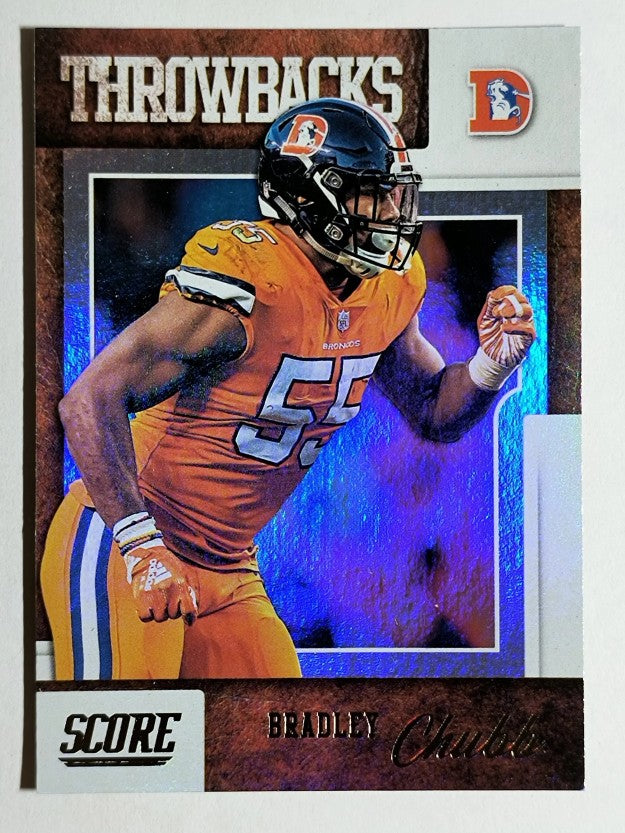 2019 Score Throwbacks #17 Bradley Chubb