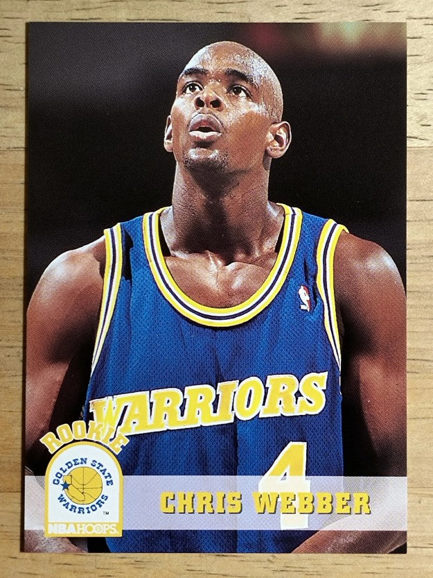 1993-94 Hoops #341 Chris Webber RC