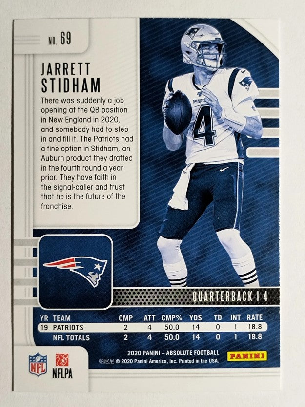 2020 Absolute Green #69 Jarrett Stidham