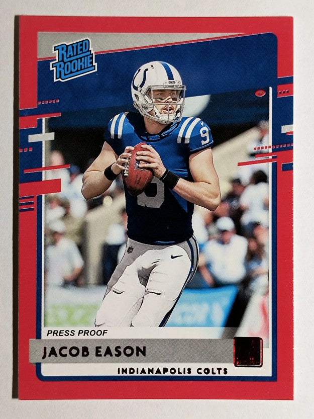 2020 Donruss Press Proof Red #312 Jacob Eason RR