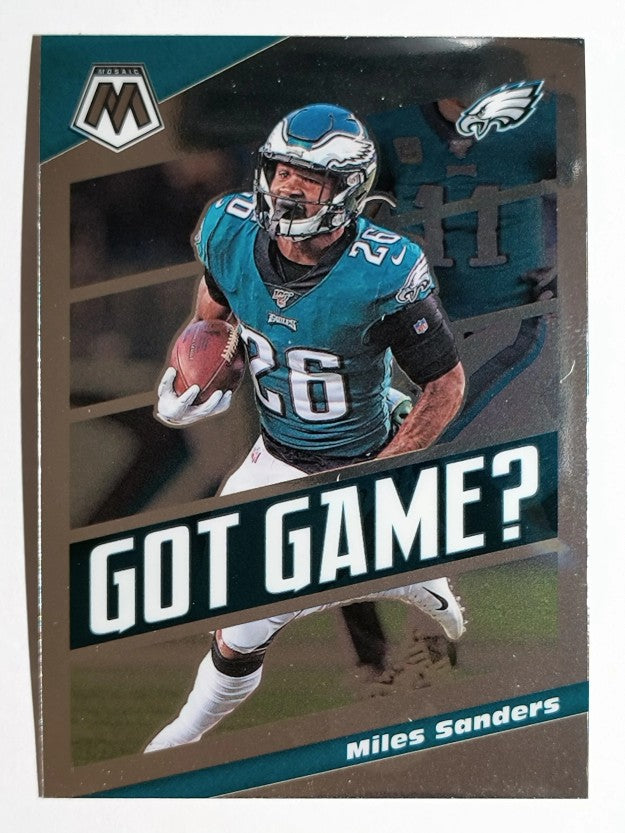 2020 Panini Mosaic Got Game #7 Miles Sanders