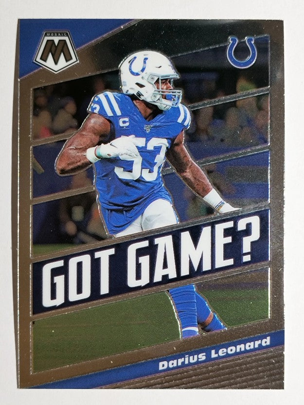 2020 Panini Mosaic Got Game #17 Darius Leonard