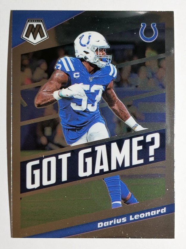 2020 Panini Mosaic Got Game #17 Darius Leonard