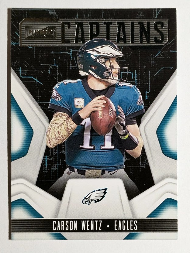 2020 Panini Playbook Captains #3 Carson Wentz (NM)