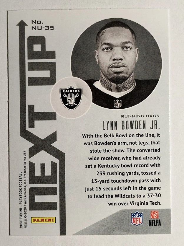 2020 Panini Playbook Next Up #35 Lynn Bowden Jr.
