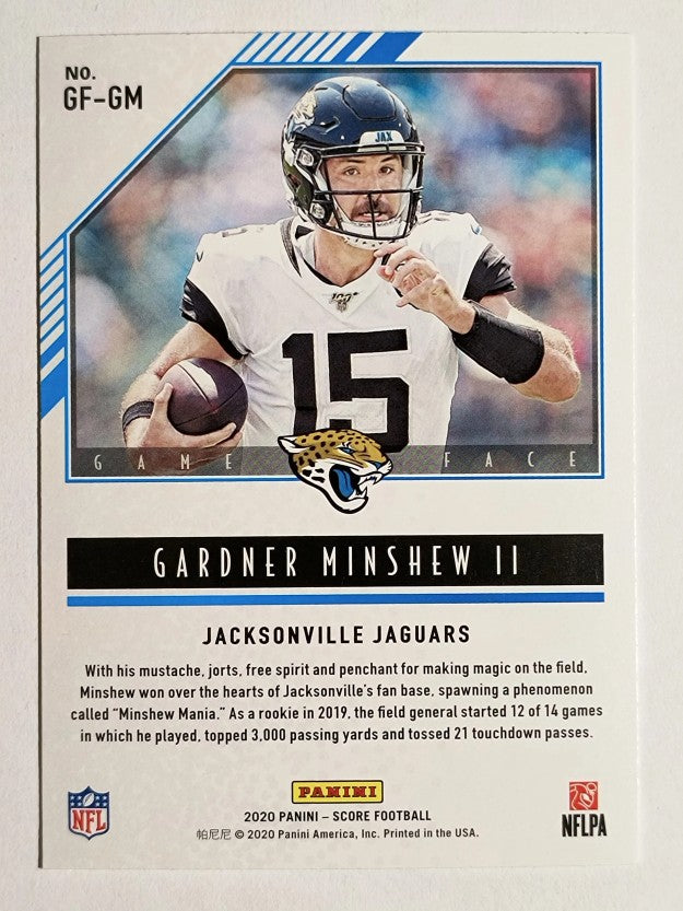 2020 Score Game Face #7 Gardner Minshew II