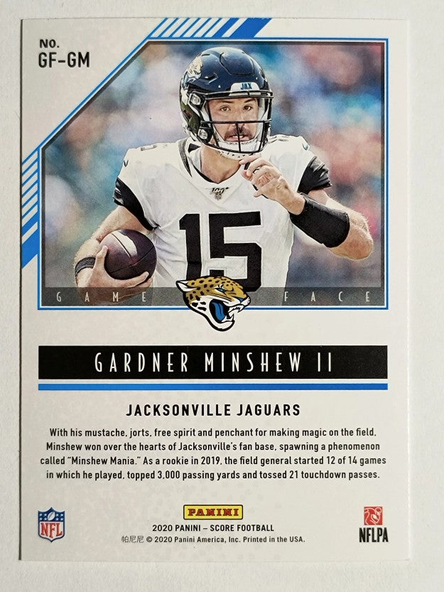2020 Score Game Face #7 Gardner Minshew II