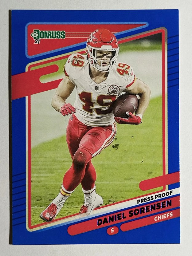 2021 Donruss Press Proof Blue #121 Daniel Sorensen