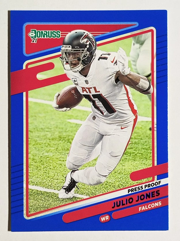 2021 Donruss Press Proof Blue #233A Julio Jones (NM)