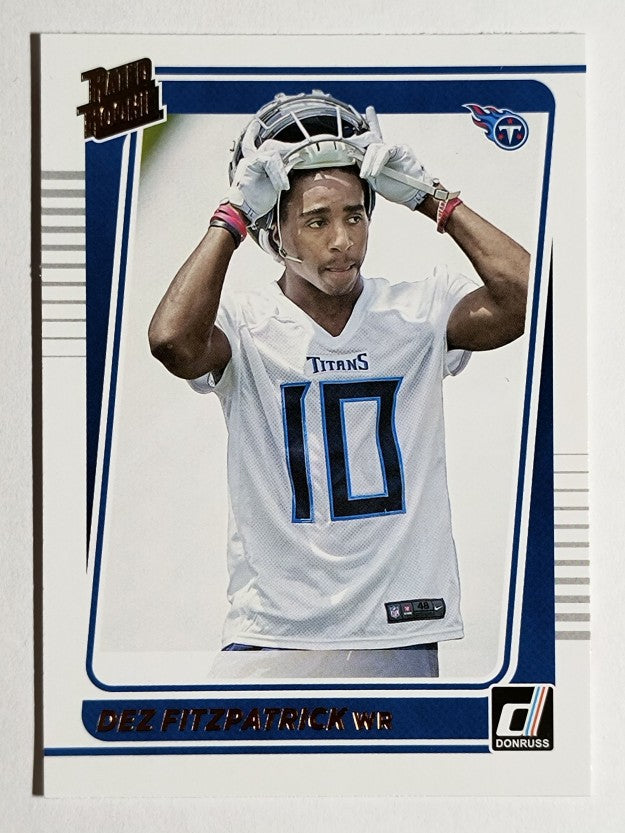 2021 Donruss Rated Rookies Portrait #283 Dez Fitzpatrick