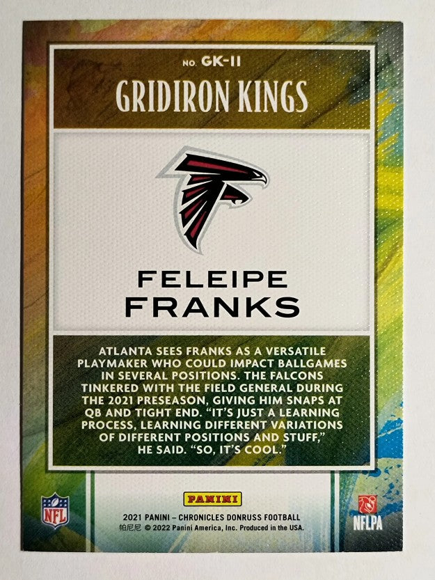 2021 Panini Chronicles Gridiron Kings #11 Feleipe Franks