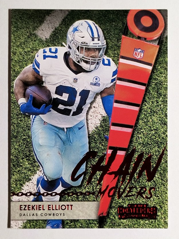 2021 Panini Contenders Chain Movers Ruby #3 Ezekiel Elliott