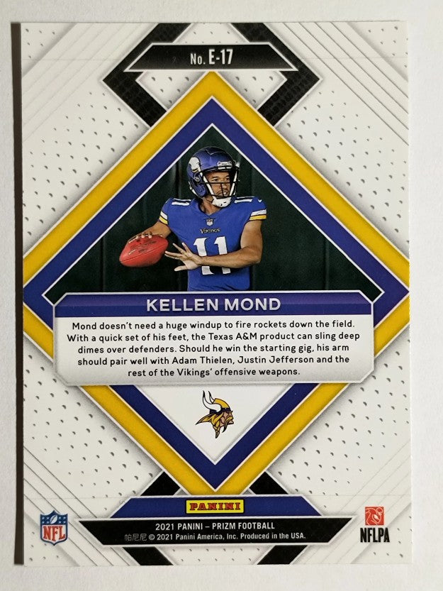 2021 Panini Prizm Emergent #17 Kellen Mond