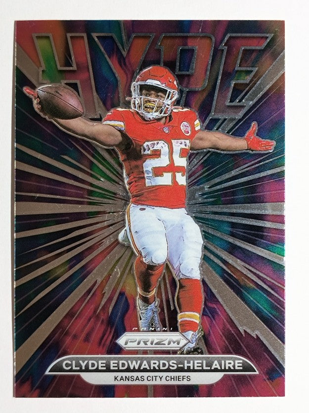2021 Panini Prizm Hype #13 Clyde Edwards-Helaire