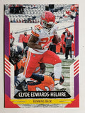 2021 Score Purple #3 Clyde Edwards-Helaire