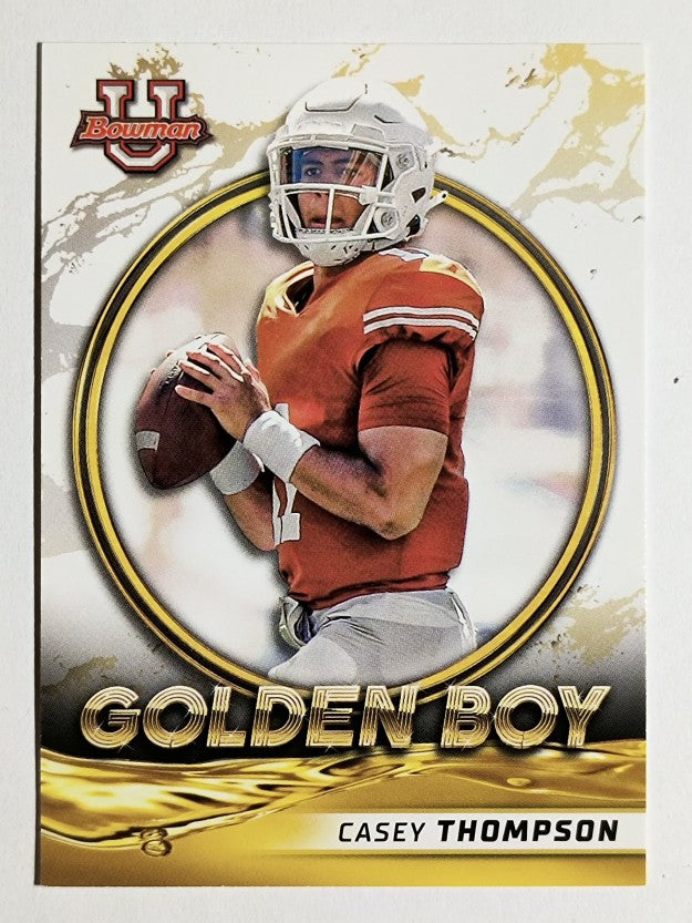 2022 Bowman University Golden Boy #GB12 Casey Thompson