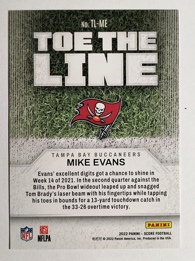 2022 Score Toe the Line #9 Mike Evans