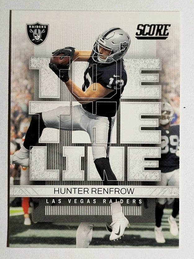 2022 Score Toe the Line #10 Hunter Renfrow