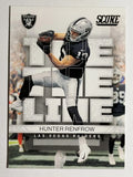 2022 Score Toe the Line #10 Hunter Renfrow