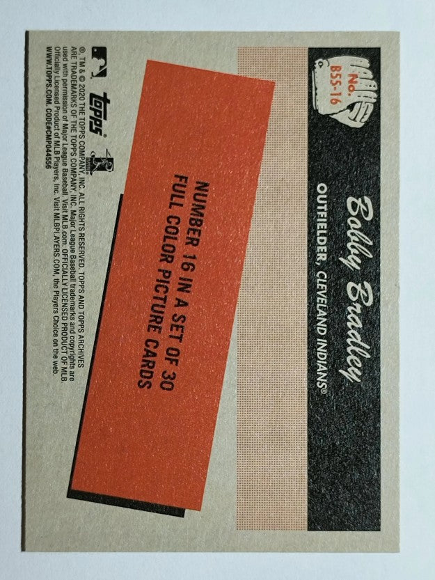 2020 Topps Archives '55 Bowman Archives #B5516 Bobby Bradley
