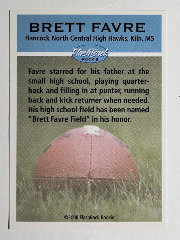 2008 FlashBack Rookie #NNO Brett Favre