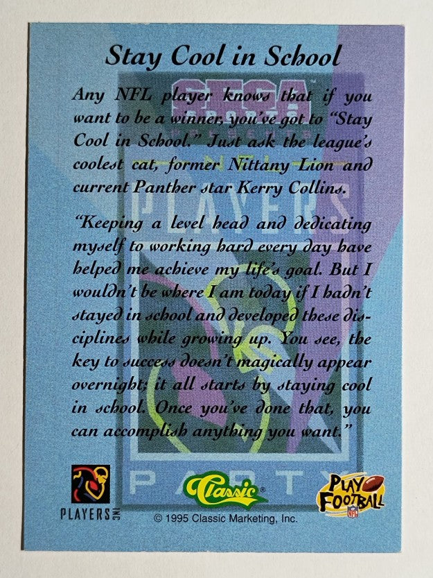 1996 NFLPA Super Bowl Player's Party #5 Kerry Collins/Classic