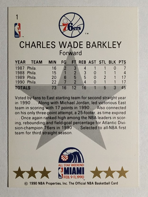1990-91 Hoops #1 Charles Barkley AS SP