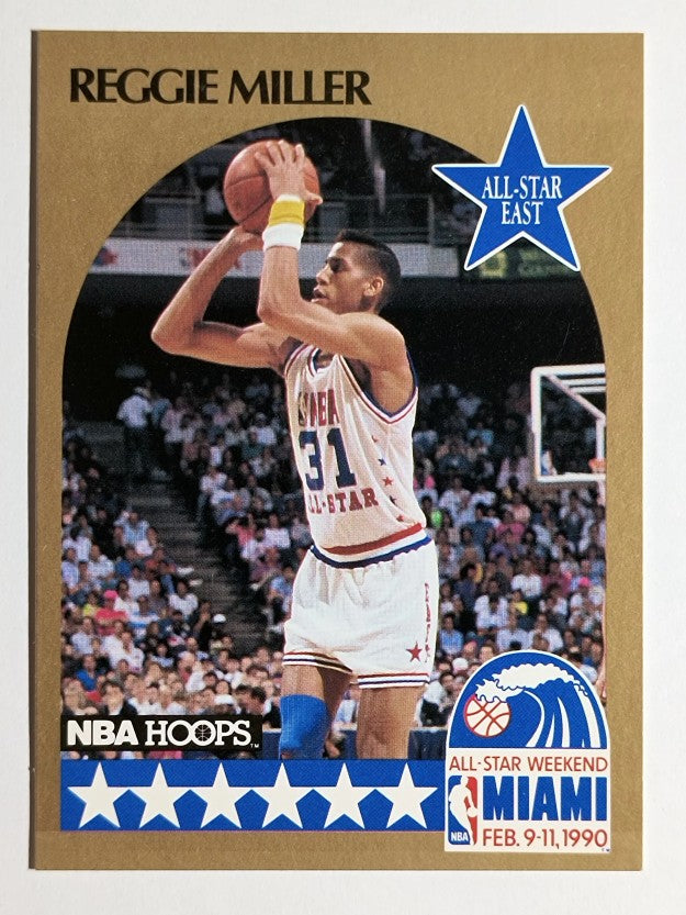 1990-91 Hoops #7 Reggie Miller AS SP