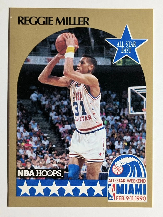 1990-91 Hoops #7 Reggie Miller AS SP