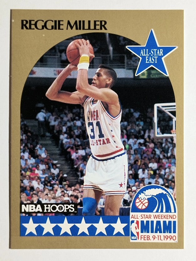 1990-91 Hoops #7 Reggie Miller AS SP