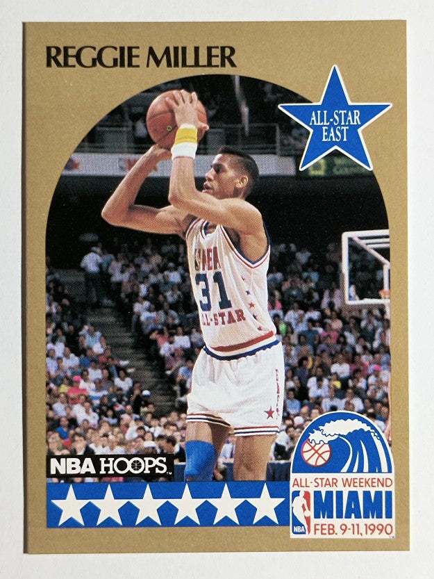 1990-91 Hoops #7 Reggie Miller AS SP