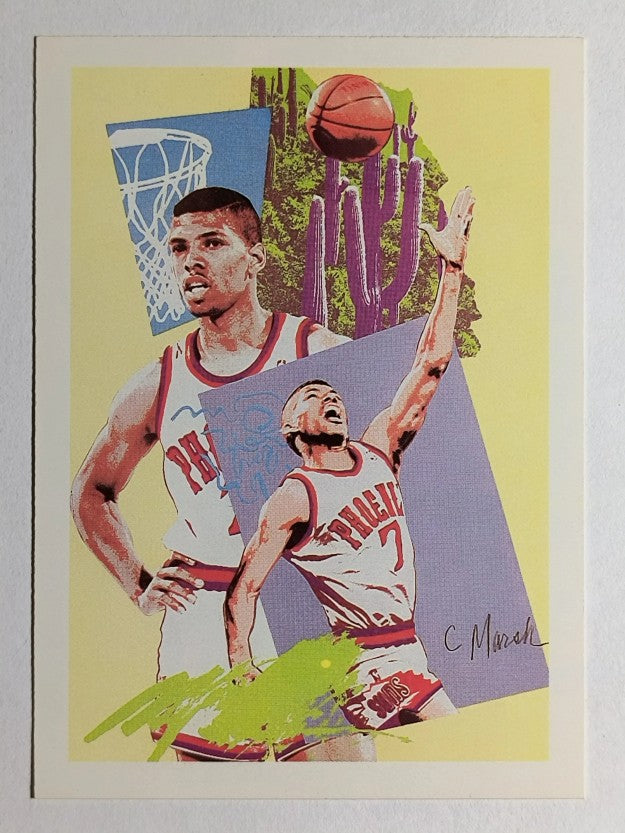 1990-91 Hoops #375 Kevin Johnson TC
