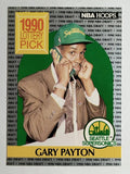 1990-91 Hoops #391 Gary Payton LS RC (EXMT)