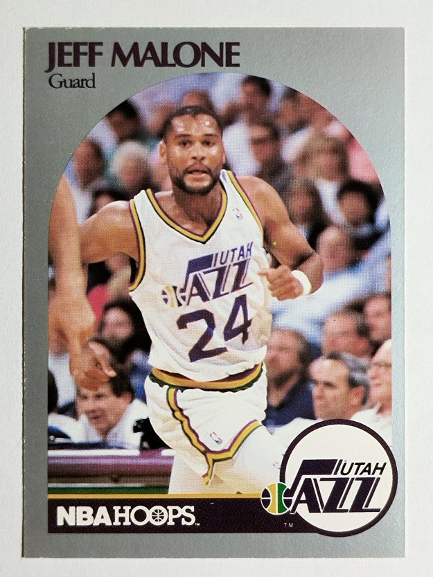 1990-91 Hoops #437 Jeff Malone U